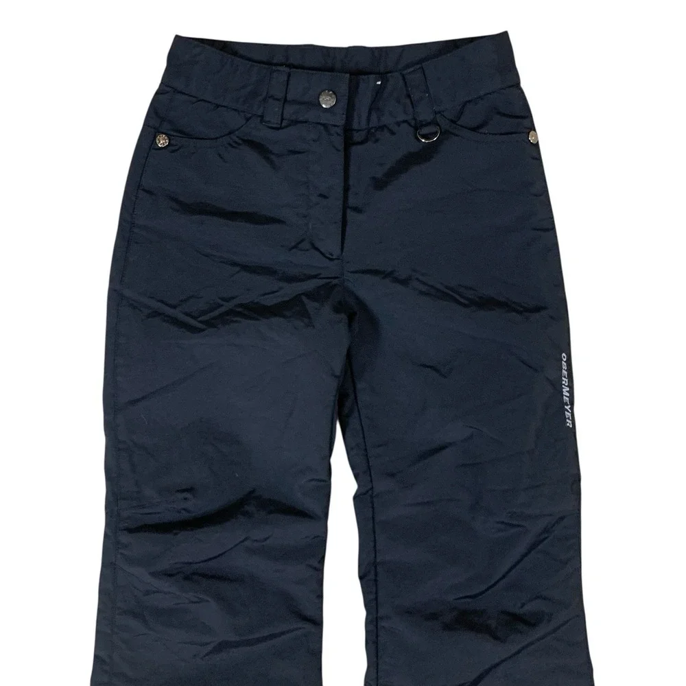 Obermeyer Black Snow Pants Insulated Waterproof Juniors 6 Kids